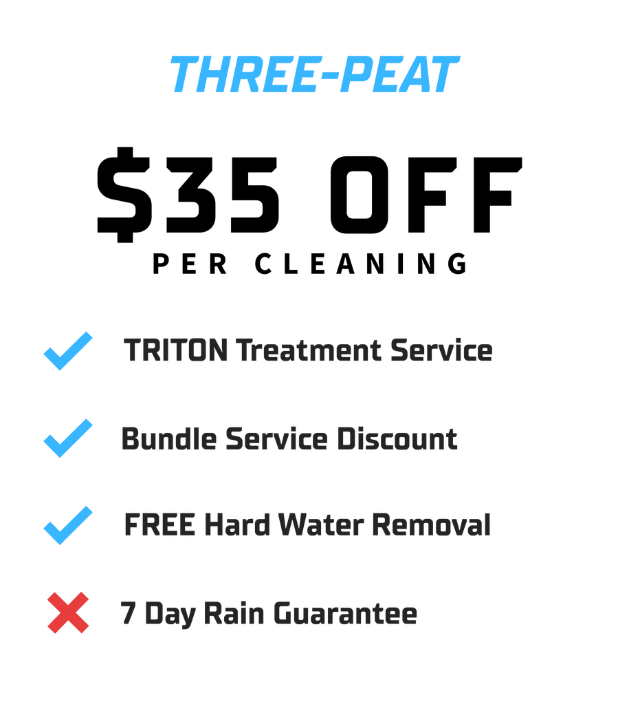 Third membership image: Triton window cleaning recurring service plan Calgary